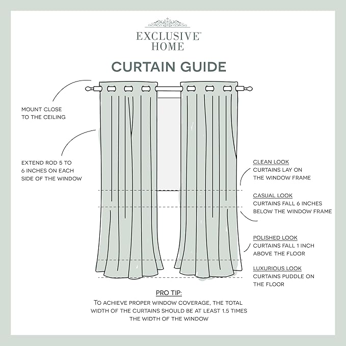 Exclusive Home Cabana Solid Indoor/Outdoor Light Filtering Hook-and-Loop Tab Top Curtain Panel Pair, 54"x144", Taupe Exclusive+Home