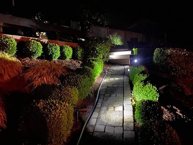 URPOWER Solar Lights Outdoor, 2-in-1 Waterproof Adjustable Solar Spotlights Outdoor Wall Light, Dusk-to-Dawn Solar Powered Landscape Lights for Backyard/Garden/Pathway/Pool/Porch (4Pack, Cool White) URPOWER