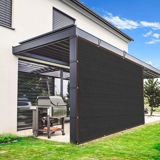Shade Cloth - 70-90% Sunblock Net for Garden Patio,Shade Sails for Plants Greenhouse Outdoor Pergola Lawn Swimming Sun Shade Cloths for Kennel Chicken Coop Easier to Hang Shade Net Cover… QLOFEI