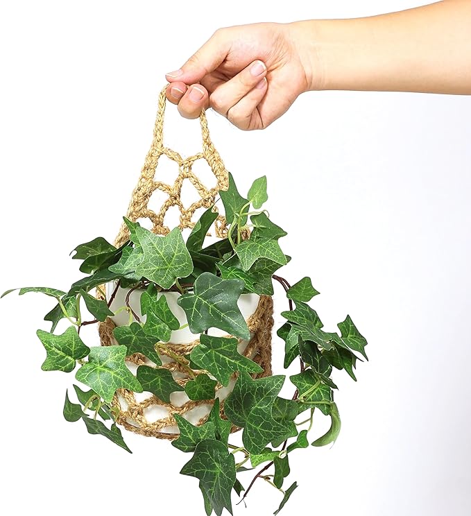 2 Packs Hanging Planters for Indoor Plants up to 6 in., Wall Plant Holder | Plant Hanger Indoor, Wall Planters for Indoor Plants, Hanging Plant (2PK, for 6 inch Pot) Shineloha