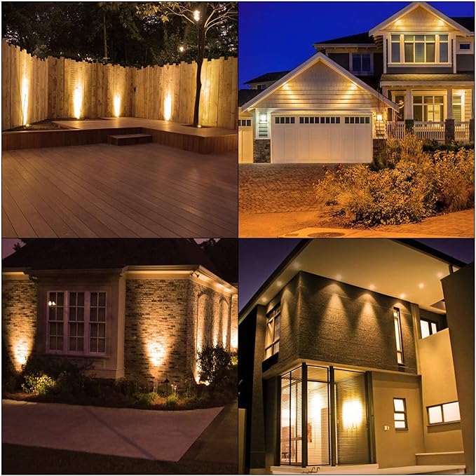 Mlambert 48 Pack MR16 LED Bulbs 50W Halogen Equivalent,2700K Warm White,5W GU5.3 MR16 12V Spotlight Bulb,Non-Dimmable,45° Beam Angle for Landscape Mlambert