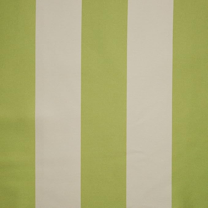 Exclusive Home Canopy Stripe Indoor/Outdoor Grommet Top Curtain Panel, 54"x96", Kiwi / Sand, Set of 2 Exclusive+Home