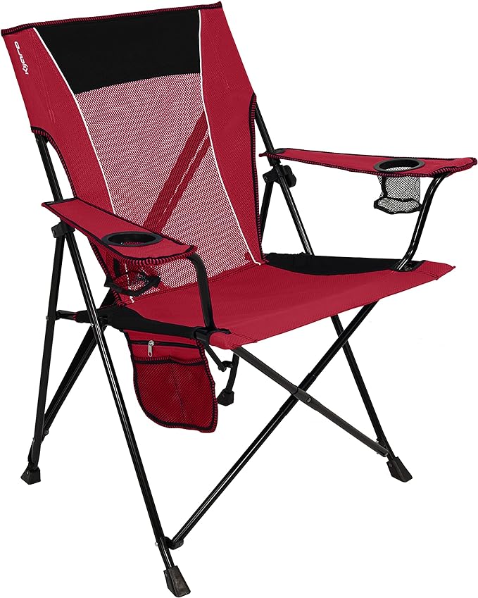 Kijaro Dual Lock Portable Camping Chairs - Versatile Folding Chair, Sports Chair, Outdoor Chair & Lawn Chair - Dual Lock Feature Red Rock Canyon Kijaro