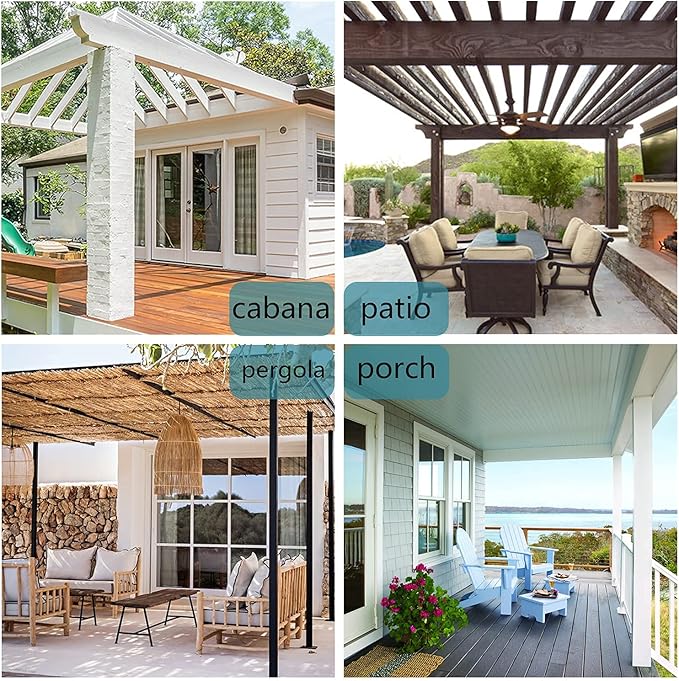 BONZER Waterproof Indoor/Outdoor Curtains for Patio Thick Privacy Grommet Curtains for Bedroom, Living Room, Porch, Pergola, Cabana, 1 Panel, 54W x 120L inch, Mecca Orange Bonzer