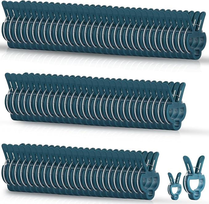 Plant Support Clips, 120 PCS Gentle Flower Plant Clamps for Supporting Vine Climbing Plants, Gardening Lever Loop Gripper Clips Help Stems Vines Grow Straight Upright, 2 Sizes in one Pack PERSZEN