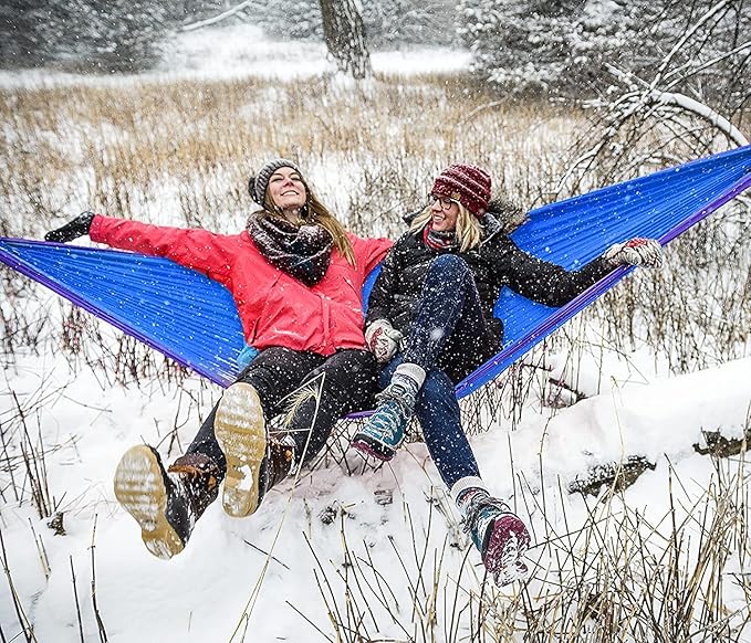 ENO, Eagles Nest Outfitters DoubleNest Lightweight Camping Hammock, 1 to 2 Person, Special Edition Colors, ATC EaglesNestOutfitters