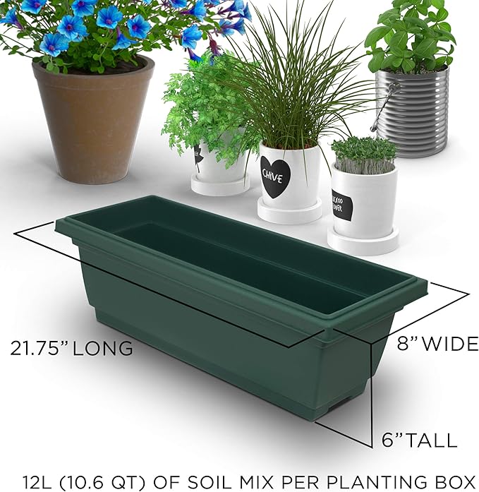 Outland Living 4-Ft Raised Garden Bed - Vertical Garden Freestanding Elevated Planters 4 Container Boxes - Good for Patio Balcony Indoor Outdoor - Perfect to Grow Vegetables Herbs Flowers OutlandLiving