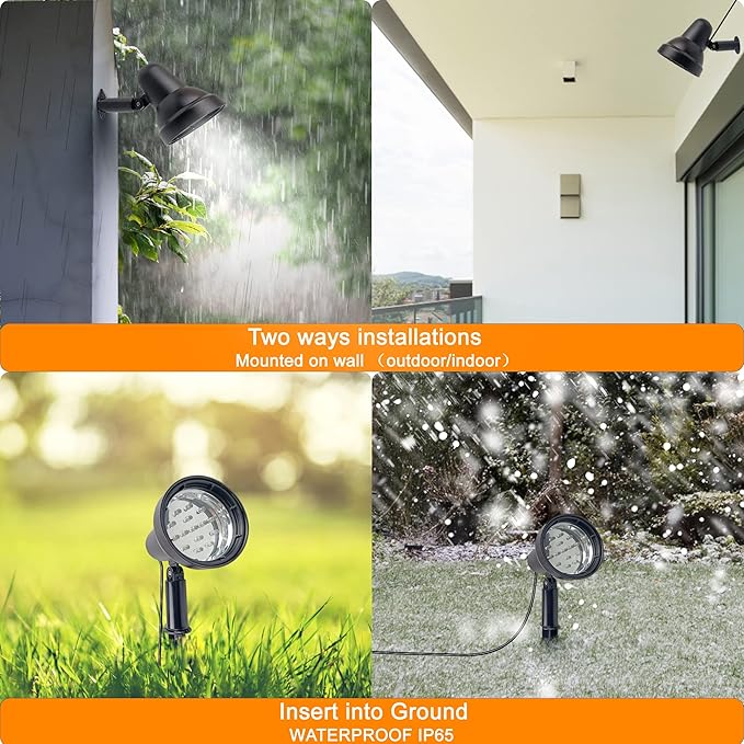 SUNLONG Solar Spotlights Outdoor Waterproof Bright Solar Wall Light Led Security Flood Light Solar Powered for Flag Patio Front Door Driveways-Automatically Activates at Dusk to Dawn (White) MakeYournightBrightandWarm
