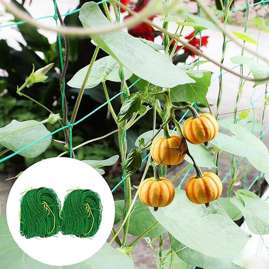 Trellis Netting for Climbing Plants - 2 Pack 7 x 10Ft Heavy Duty Garden Trellis Netting for Cucumber, Vine, Fruits & Vegetables Tomato Plants Trellis Net, Climbing Vining Plants AOODOOM