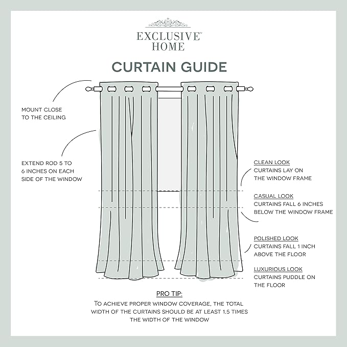 Exclusive Home Canopy Stripe Indoor/Outdoor Grommet Top Curtain Panel, 54"x96", Taupe / Sand, Set of 2 Exclusive+Home