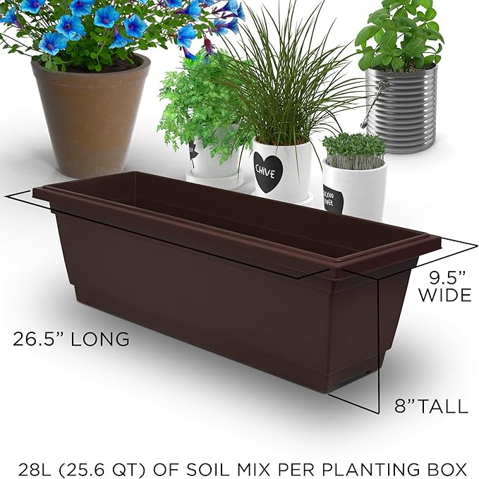 6-Ft Raised Garden Bed - Vertical Garden Freestanding Elevated Planter with 4 Container Boxes - Good for Patio or Balcony Indoor and Outdoor - Perfect to Grow Vegetables Herbs Flowers OutlandLiving