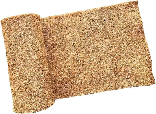 12x80 Inch Coconut Liner Roll for Planters Flower Basket Natural Coco Fiber Liners for Indoor & Outdoor Plants DIY Coir Fibre Mat Sheet for Animal Pet Pad Reptile Carpet Garden Decor KarlliuHOMEGARDEN