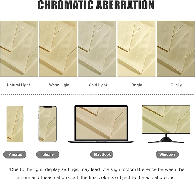 BONZER Outdoor Waterproof Curtains for Patio Wide Grommet Light Filtering Outside Curtains for Gazebo, Porch, Pergola, Pavilion, 1 Panel, 110W x 84L inch, Cream Bonzer