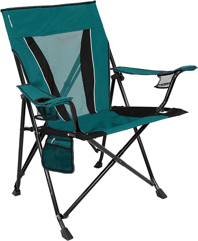 Kijaro XXL Dual Lock Portable Camping Chair - Supports Up to 400lbs - Enjoy The Outdoors in a Versatile Folding Sports & Outdoor Chair Kijaro