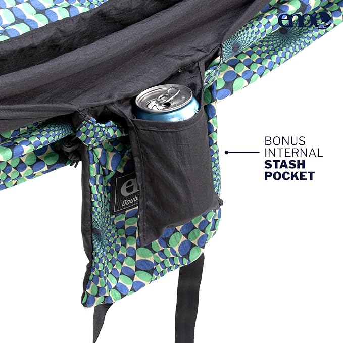 ENO, Eagles Nest Outfitters DoubleNest Lightweight Camping Hammock, 1 to 2 Person, Special Edition Colors, ATC EaglesNestOutfitters