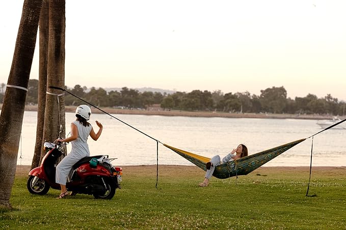 ENO, Eagles Nest Outfitters DoubleNest Lightweight Camping Hammock, 1 to 2 Person, Special Edition Colors, ATC EaglesNestOutfitters