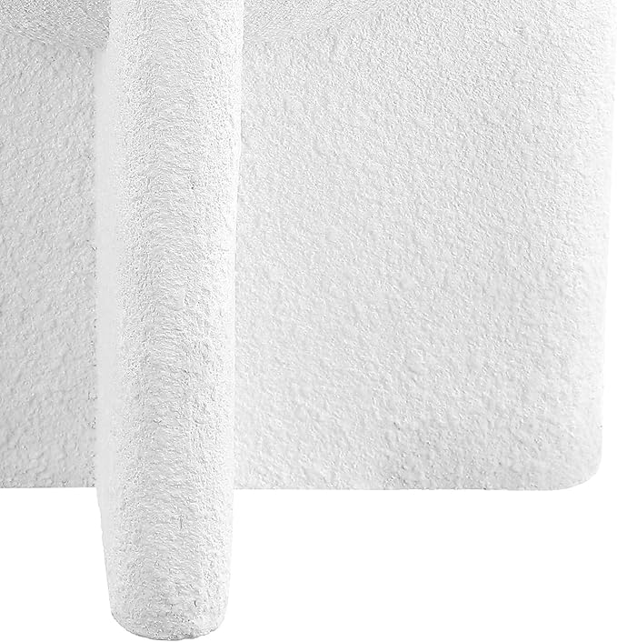 JONATHAN Y TBL1109B Brady 16.25" Minimalist Modern Drum Indoor/Outdoor Accent Table Contemporary, Mid-Century, Art Deco, Bohemian, Patio, Garden, Bathroom, Living Room, White Frosted JONATHANY
