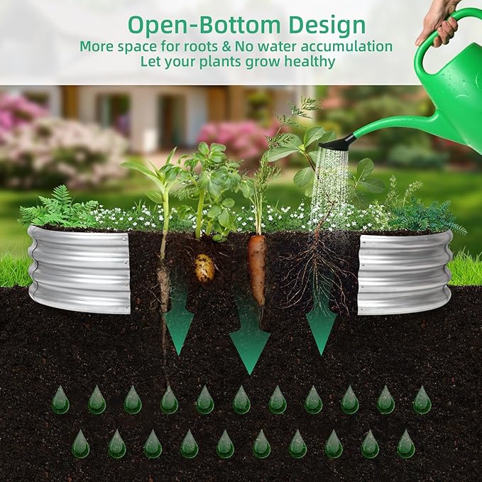 Raised Garden Bed (1, 8×4×1ft) Gartist