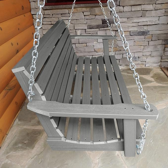 Highwood Weatherly Porch Swing, 4 Feet, Coastal Teak highwood