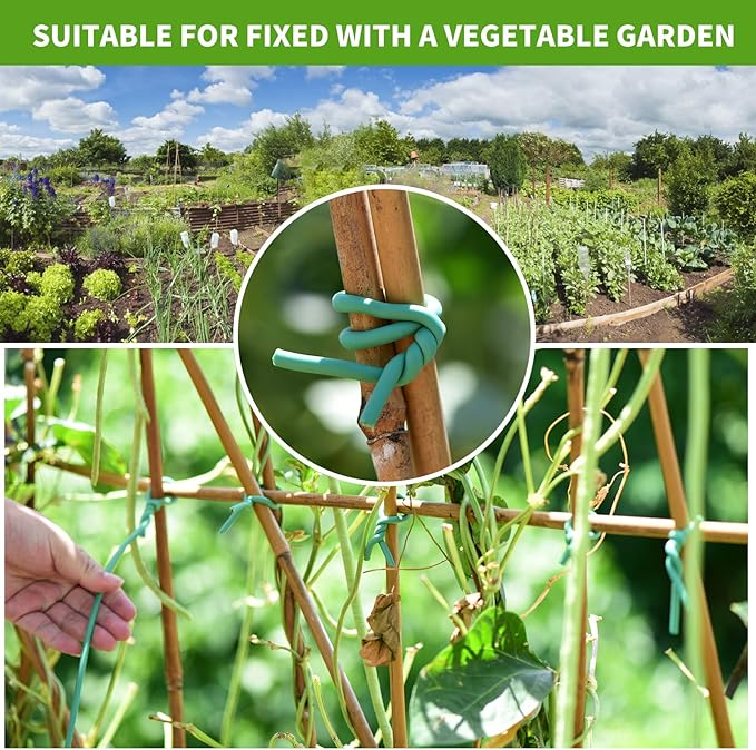 YDSL 88 feet Garden Flexible Wire, Soft Twist Plant Ties for Plant Vines and Office Organization (Diameter - 3MM) YDSL