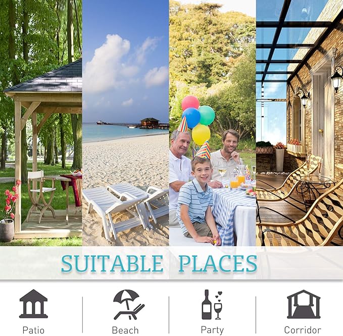 RYB HOME Patio Curtains Outdoor - Waterproof Privacy Curtain Blackout Drapery for Porch Outdoor Shower Arbor Basement Carport Garden Lawn, Wide 84 x Long 84, 1 Pc, Grey RYBHOME