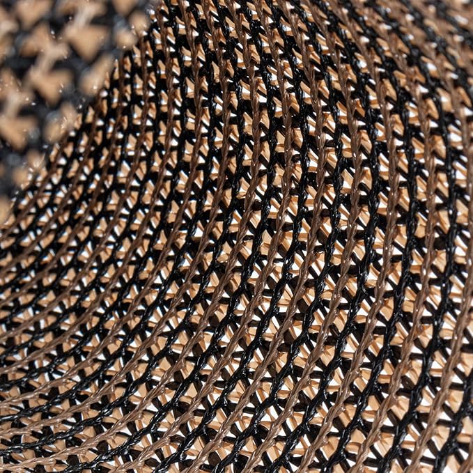 LOVE STORY 3'x6' Brown Balcony Screen Privacy Fence Cover UV Protection (HDPE) Weather-Resistant 3 FT Height Shield for Deck, Patio, Backyard, Outdoor Pool, Porch, Railing LOVESTORY