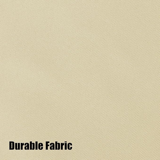 BONZER Outdoor Waterproof Curtains for Patio Wide Grommet Light Filtering Outside Curtains for Gazebo, Porch, Pergola, Pavilion, 1 Panel, 110W x 84L inch, Cream Bonzer