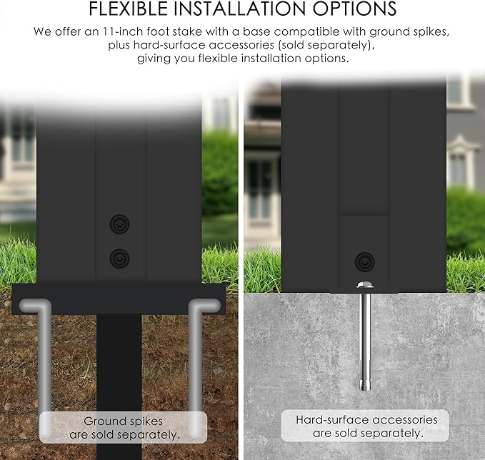 Kozyard 50" W x 48" H Outdoor Privacy Screens Aluminum Post, Air Conditioner Fence Panels, Pool Equipment Enclosure, Trash Can Screens Fence Kit for Outside Backyard Patio(Black/3Panels) Kozyard
