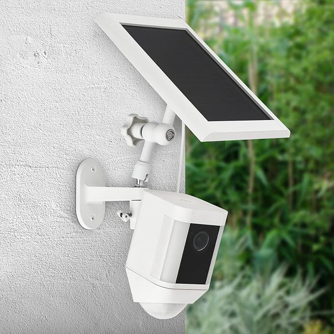ALERTCAM 2-in-1 Wall Mount for Solar Panel, Stick Up Cam Battery, Spotlight Cam and Spotlight Cam Plus/Pro(Battery), Adjustable Angle to Get Maximum Sunlight for Your Solar Panel ALERTCAM