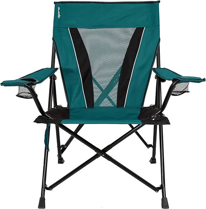 Kijaro XXL Dual Lock Portable Camping Chair - Supports Up to 400lbs - Enjoy The Outdoors in a Versatile Folding Sports & Outdoor Chair Kijaro