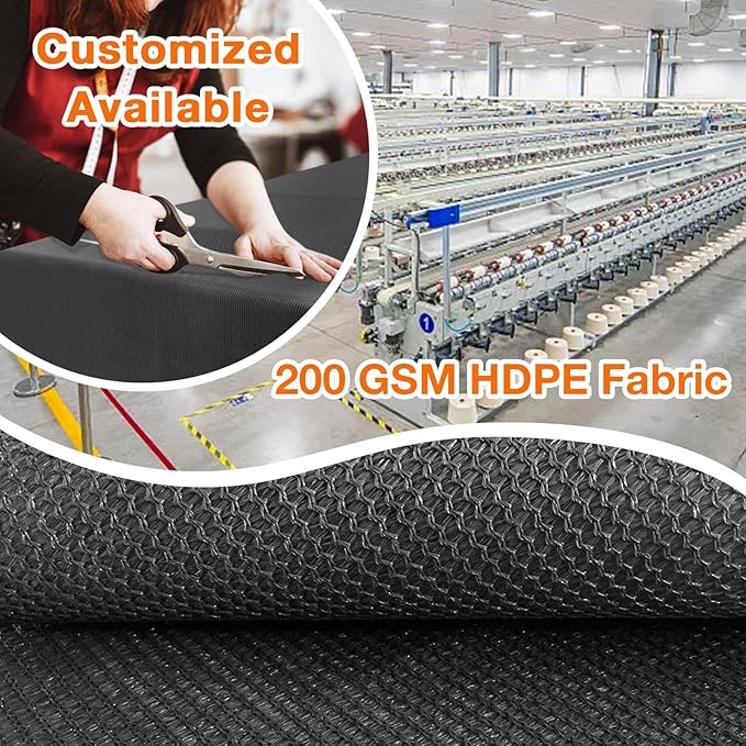 Artpuch Outdoor Pergola Shade Cover 5x5 FT Sun Shade Cloth with Grommets Dark Grey 90% UV Protection Canopy Patio Privacy Screen (Customized Available) Artpuch