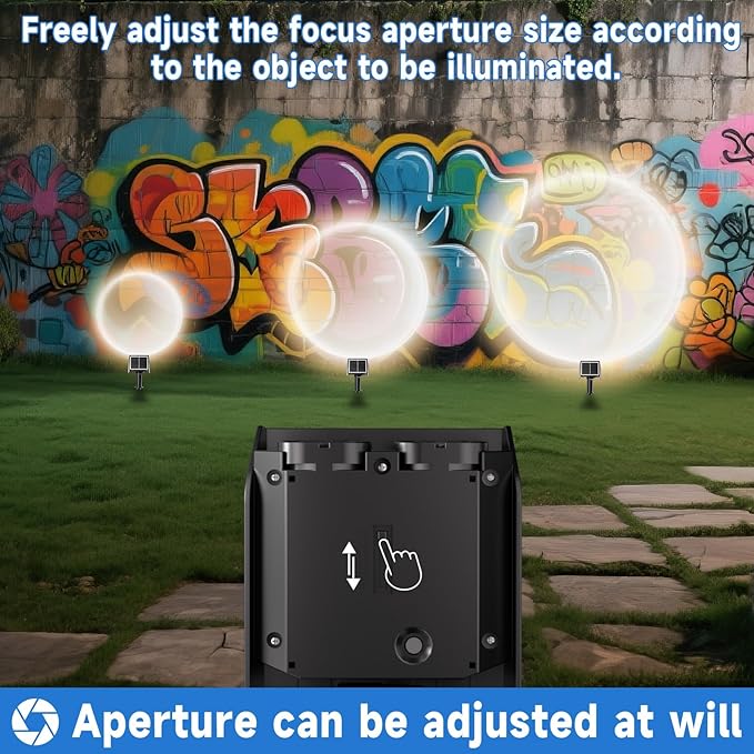 Solar Spot Lights Outdoor Adjustable Beam & PC Light Guide Column, 6 Pack Solar Lights Outdoor Waterproof IP65, 2 Modes & Auto On/Off Landscape Spotlights for Garden, Yard, Pathway, Tree (Warm Yellow) Rootora