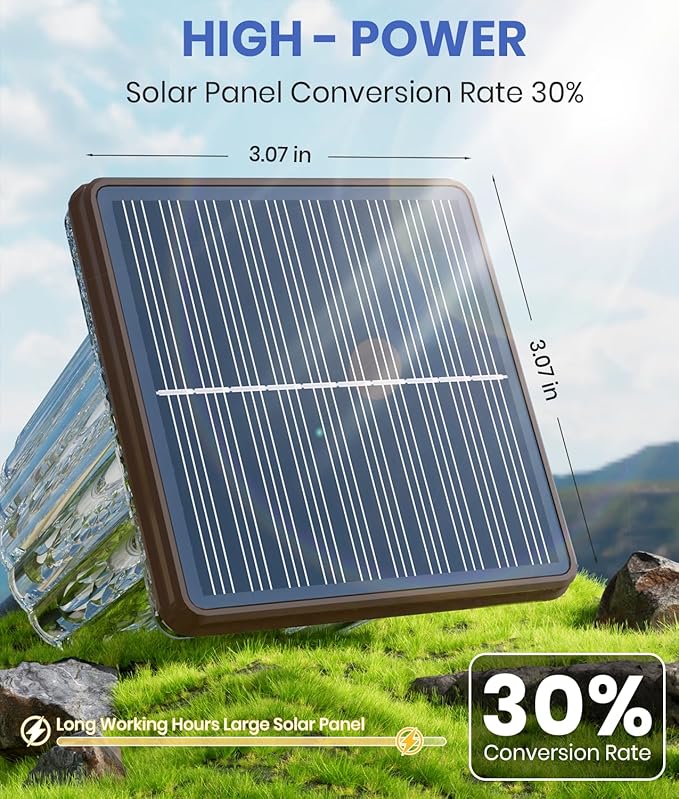 Super Bright Solar Pathway Lights Outdoor Powered,Adjustable Warm&Cool White,Waterproof IP65 Garden Decor Landscape Lighting Outside for Yard/Patio/Walkway/Driveway/Landscape (Cocoa Brown, 1 Pack) Professionalproductionofsolarlightsoutdoor%EF%BC%9A%EF%BC%89