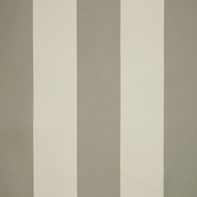 Exclusive Home Canopy Stripe Indoor/Outdoor Grommet Top Curtain Panel, 54"x96", Taupe / Sand, Set of 2 Exclusive+Home