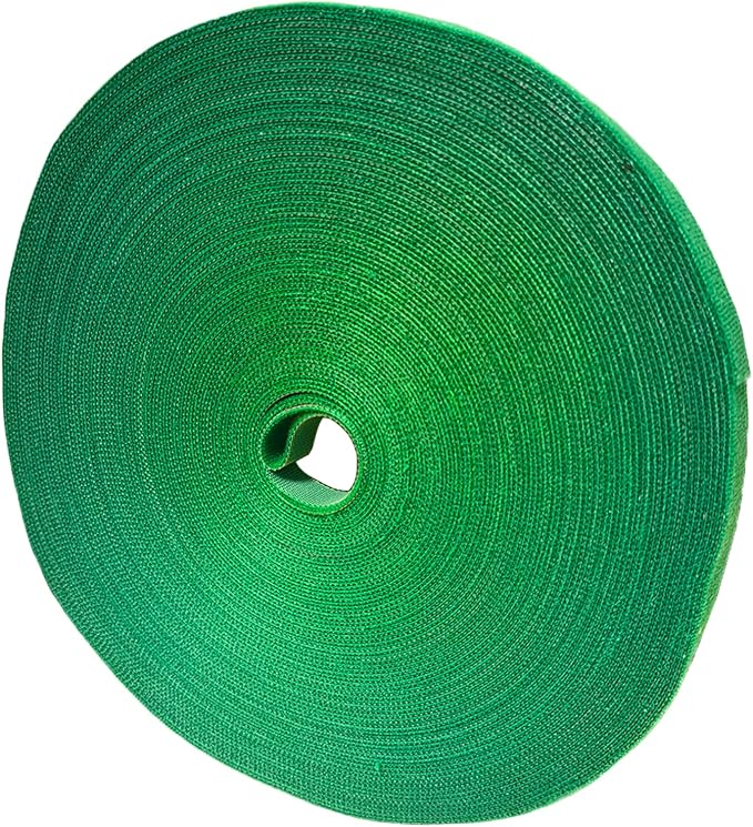 Garden Tie Green Tape, Plant Supports, Gentle On Plants (98.4ft × 0.6 inch, 1 roll, Green) plantactic