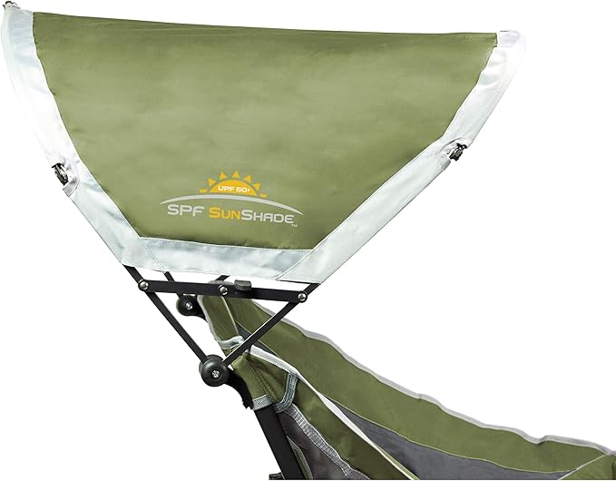 GCI Outdoor Pod Rocker Outdoor Rocking Chair with SunShade Canopy GCIOUTDOOR