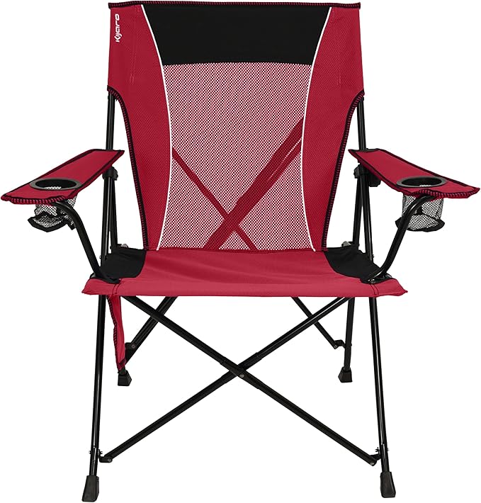 Kijaro Dual Lock Portable Camping Chairs - Versatile Folding Chair, Sports Chair, Outdoor Chair & Lawn Chair - Dual Lock Feature Red Rock Canyon Kijaro