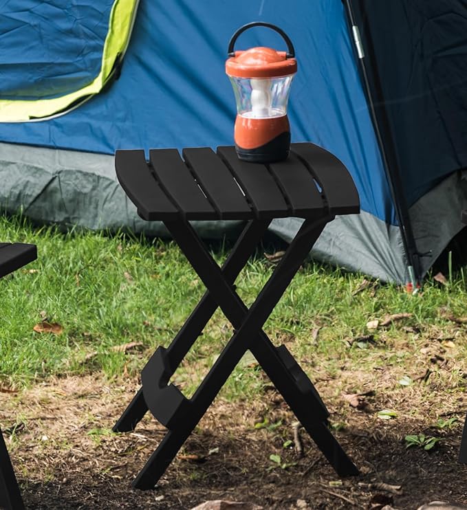 Adams Quik-Fold® Side Table - Black Adams