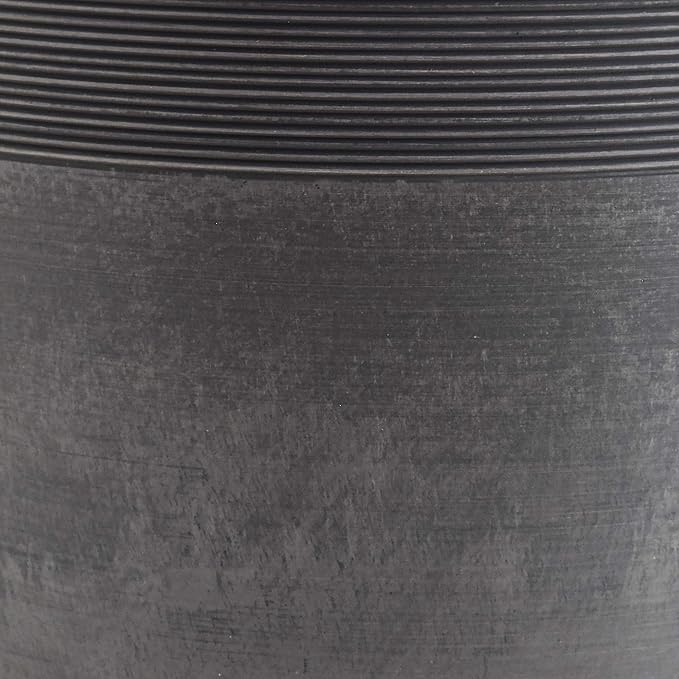 Arcadia Garden Products FM35CT Etched Pot 14x11-Cement PSW
