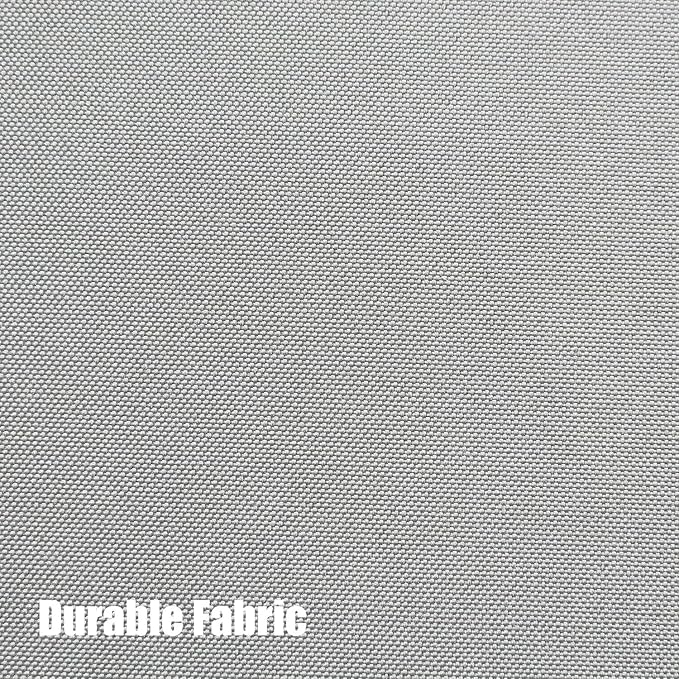 BONZER Outdoor Curtains for Patio Water Resistant Heavy Privacy Light Filtering Grommet Outside Curtains for Porch, Pergola, Gazebo, 1 Panel, 54W x 120L inch, Silver Bonzer