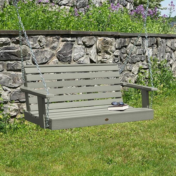 Highwood Weatherly Porch Swing, 4 Feet, Eucalyptus highwood