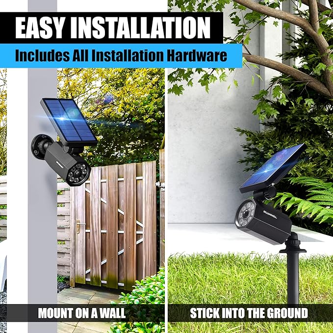 Bell+Howell Bionic Spotlight Motion Solar Spot Lights Outdoor Waterproof, Landscape Light, Outdoor Solar Yard Lighting Weather Resistant, Super Bright LED Lights, for Garden, Lawn As Seen On TV BellHowell