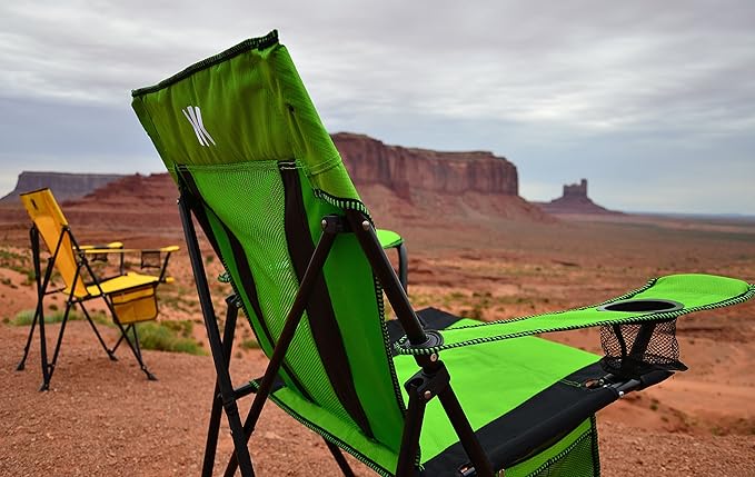 Kijaro XXL Dual Lock Portable Camping Chair - Supports Up to 400lbs - Enjoy The Outdoors in a Versatile Folding Sports & Outdoor Chair Kijaro