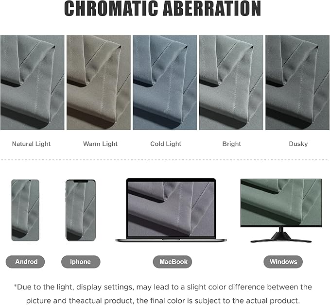BONZER Outdoor Curtains for Patio Waterproof Thick Privacy Grommet Light Filtering Outside Curtains for Porch Pergola Gazebo Deck, 1 Panel, 54W x 108L inch, Grey Bonzer