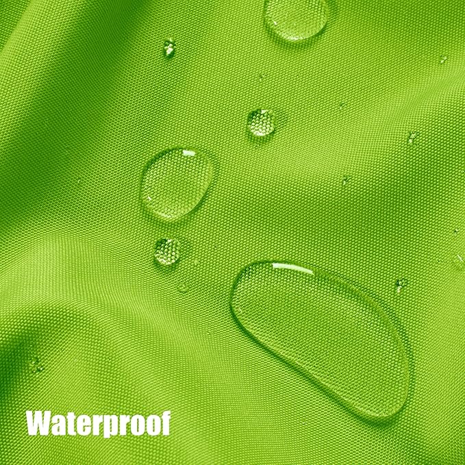 BONZER Outdoor Waterproof Curtains for Patio Privacy Grommet Light Filtering Outside Curtains for Gazebo, Porch, Pergola, Pavilion, 1 Panel, 54W x 95L inch, Green Bonzer