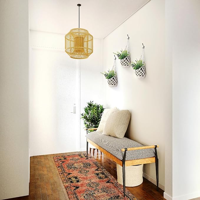 3 Packs Hanging Planters for Indoor Plants up to 4 in., Wall Plant Holder | Plant Hanger Indoor, Wall Planters for Indoor Plants, Hanging Plant (3PK, for 4 inch Pot) Shineloha