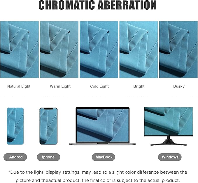 BONZER Waterproof Outdoor Curtains for Patio Porch Pergola Cabana Light Filtering Privacy Grommet Indoor Curtain Panels for Bedroom Living Room, 1 Panel, 54W x 108L inch, Teal Bonzer