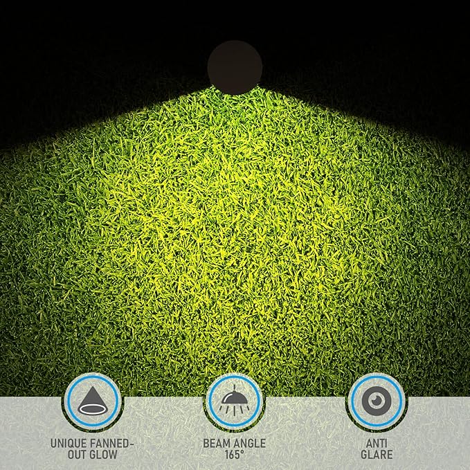 LEONLITE 12-Pack 5CCT Low Voltage Pathway Lights, 5W 12-24V Wired LED Landscape Lighting for Yard Sidewalk, IP65 Waterproof Path Light, Die-Casted Aluminum, 1800K/2700K/3000K/4000K/5000K, ETL LEONLITE