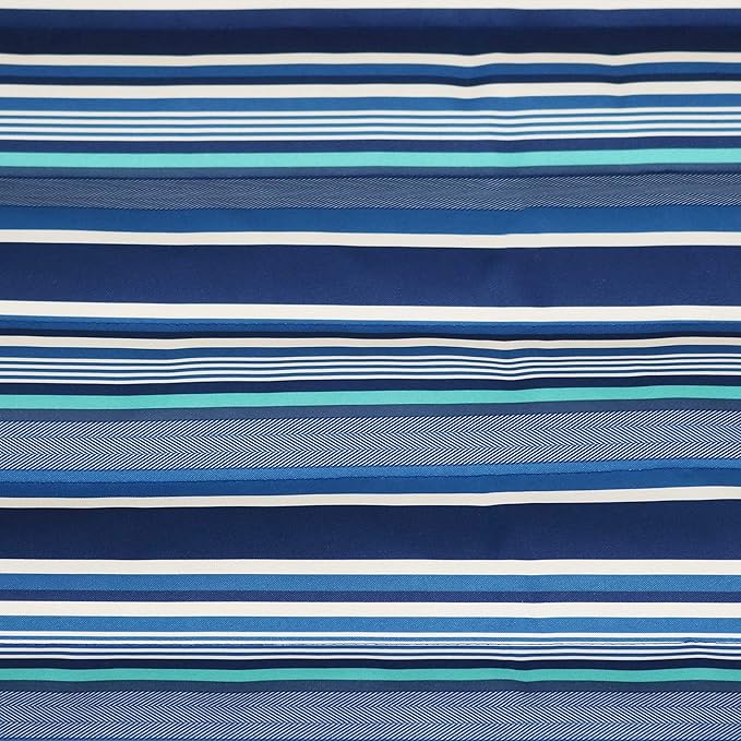 Sunnydaze Quilted Outdoor Hammock with Spreader Bars - Heavy-Duty 450-Pound Capacity Double Hammock for Outside - Breakwater Stripe SunnydazeDecor