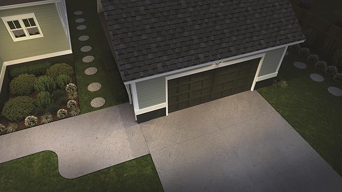 Lithonia Lighting HomeGuard 2-Light LED Outdoor Flood Lights, Outdoor LED Lights, Dusk to Dawn Sensor, Adjustable Lumens, 4000K Cool White, Round Heads, Dark Bronze (HGX LED 2RH ALO 40K 120 PE DDB) AcuityBrands